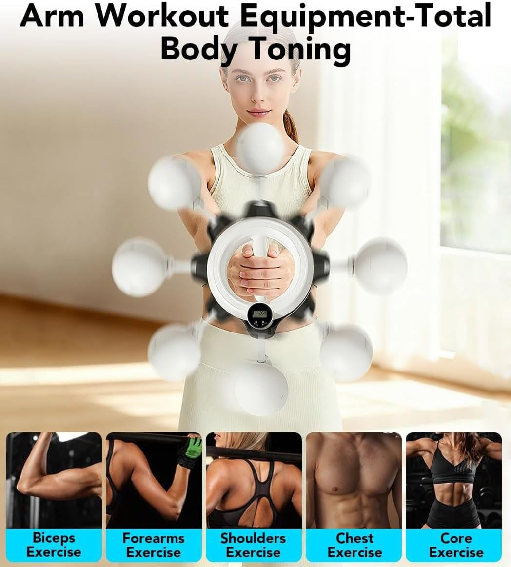 360° Rotational Arm Trainer — Digital Rep Tracker · REF BP-TEC-003